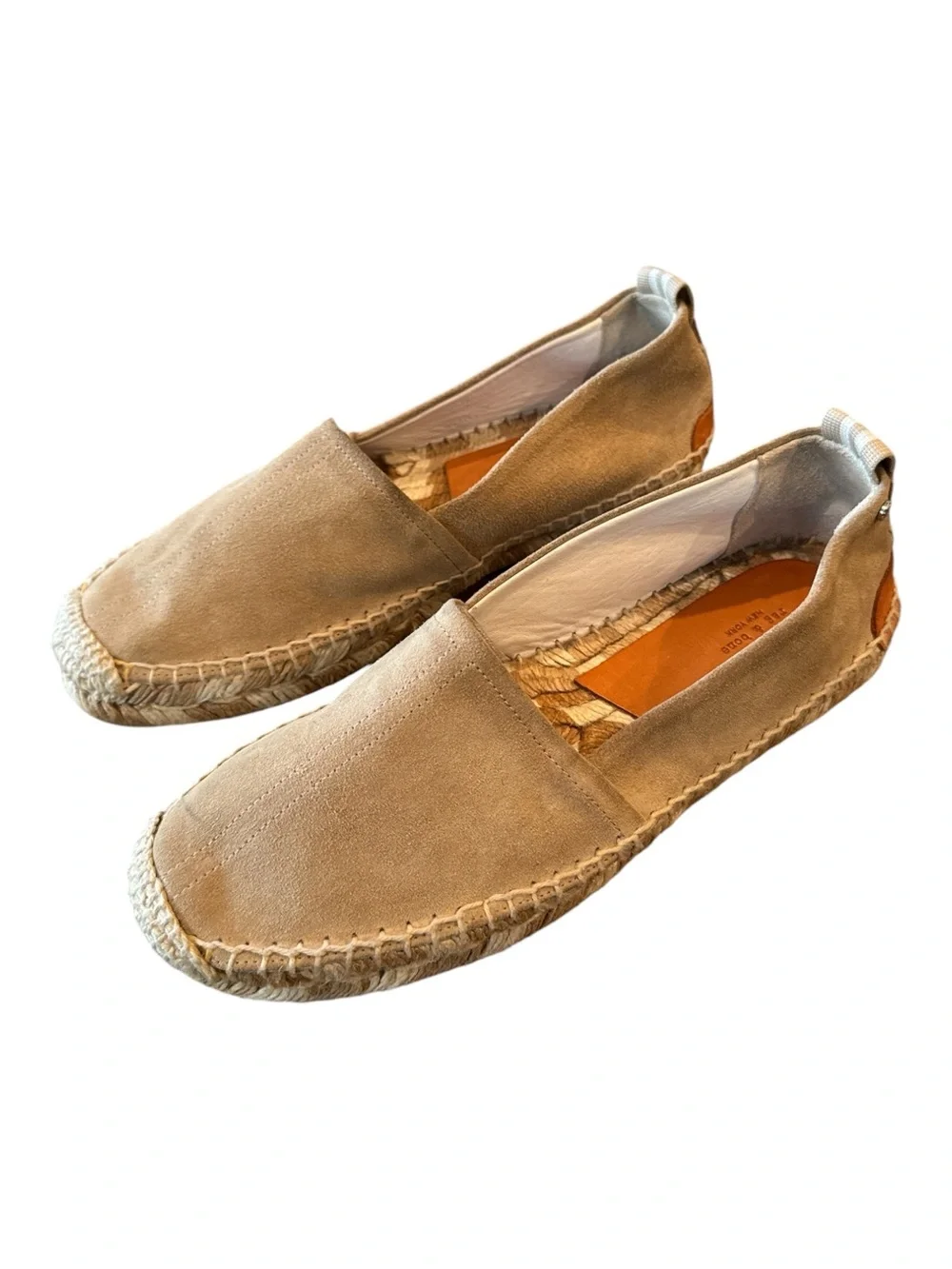Rag & Bone Suede Espadrille Flats Taupe Size 39